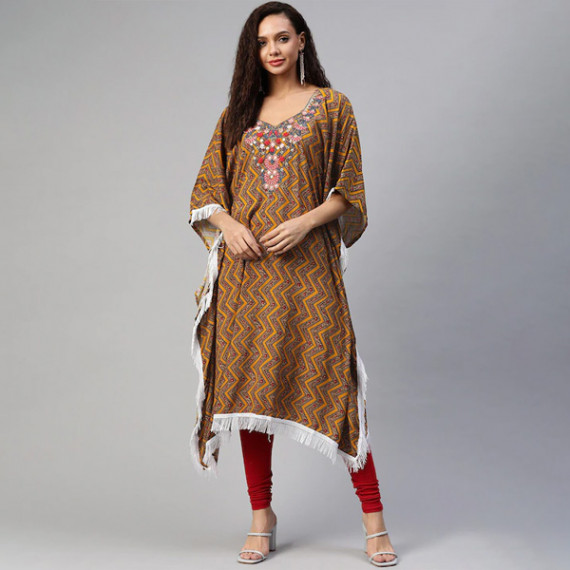 http://13.235.91.190/products/women-orange-brown-geometric-printed-thread-work-pure-cotton-kaftan-kurta