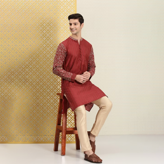 http://13.235.91.190/products/men-red-gold-toned-ethnic-motifs-printed-thread-work-kurta