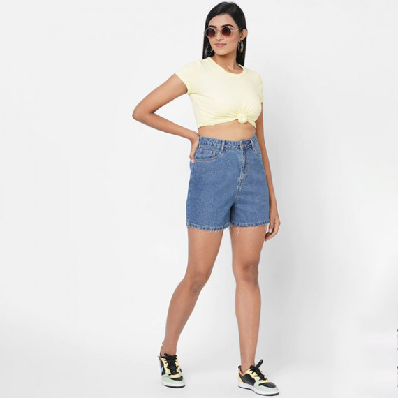 http://13.235.91.190/products/women-blue-slim-fit-high-rise-denim-shorts