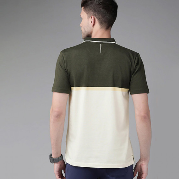 http://13.235.91.190/products/men-olive-green-yellow-colourblocked-polo-collar-active-fit-t-shirt