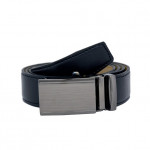 Olive Black Leather Belt